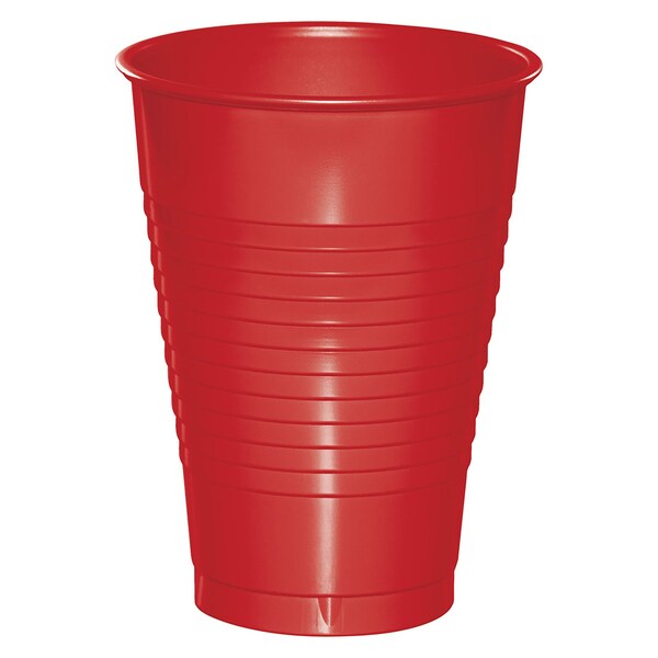 Touch Of Color Classic Red Plastic Cups, 16oz, 240PK 28103181 - main